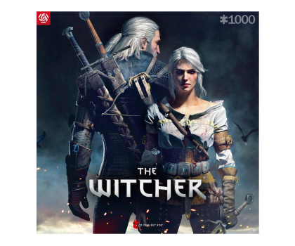 Gadżet dla gracza GOOD LOOT Gaming Puzzle: The Witcher (Wiedźmin): Geralt & Ciri Puzzles 1000